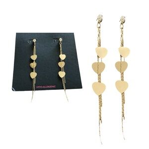 No Boundaries Dangling Heart Earrings